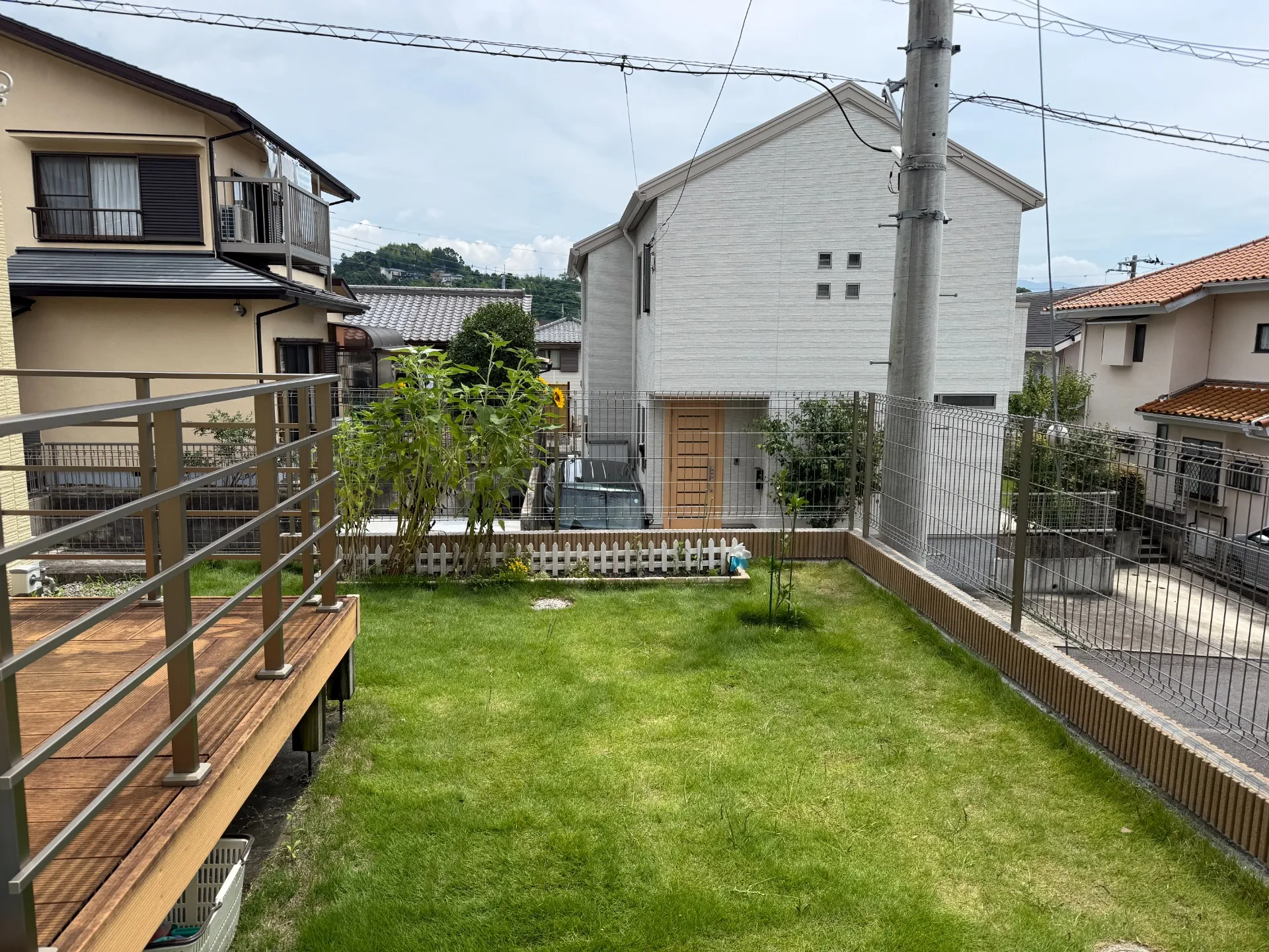 三島市｜フェンスかさ上げ工事・目隠し対策施工事例